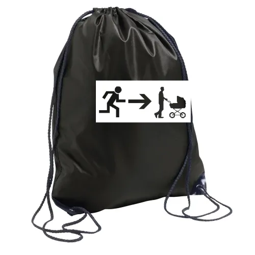 Notausgang Kinderwagen Rucksack
