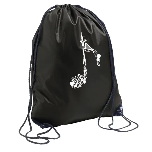 Note aus Musikinstrumenten Sonstig. Rucksack