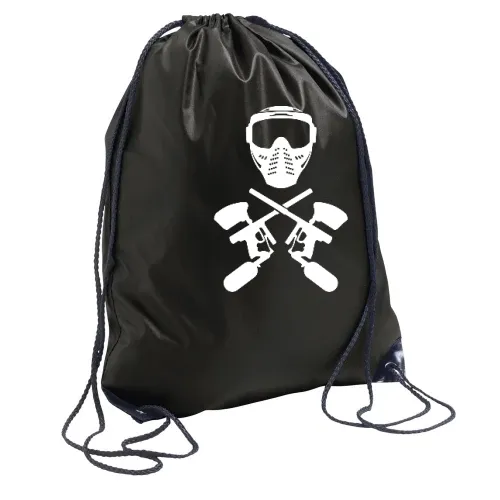 Paintball Maske und Waffe Sonstig. Rucksack