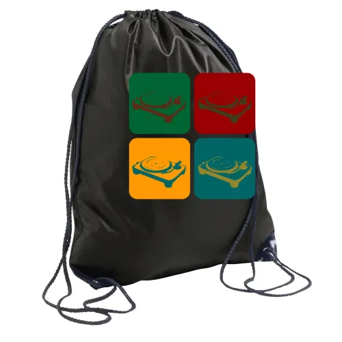 Plattenteller DJ Pult Warhol Rucksack Sonstig. Turnbeutel