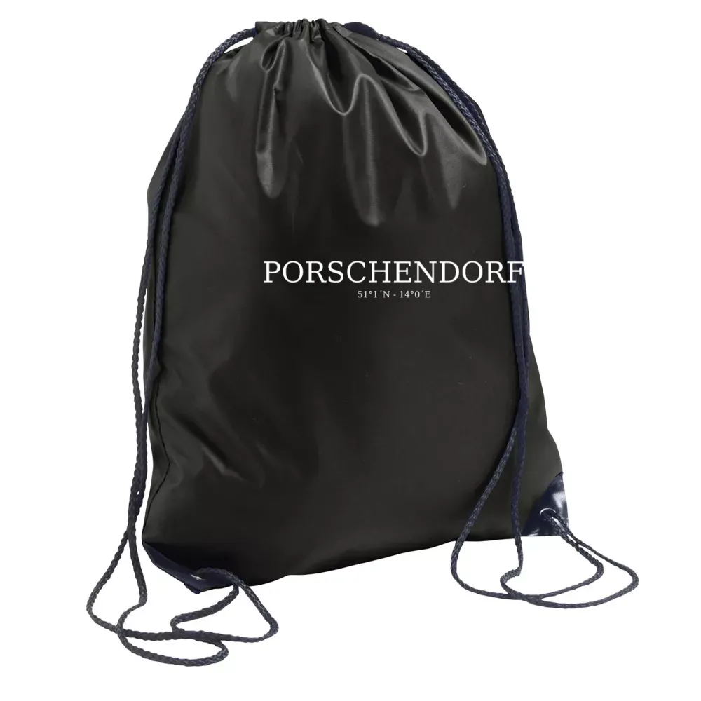  Sonstig. Rucksack mit Aufdruck 'Porschendorf Koordinaten'