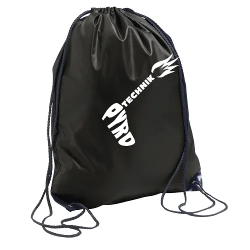 Pyrotechnikhand in Schrift Sonstig. Rucksack