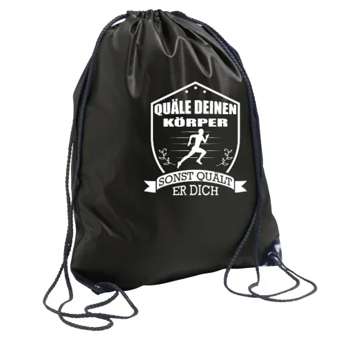 Quäle Deinen Körper Sonst Quält Er Dich - Jogger Rucksack