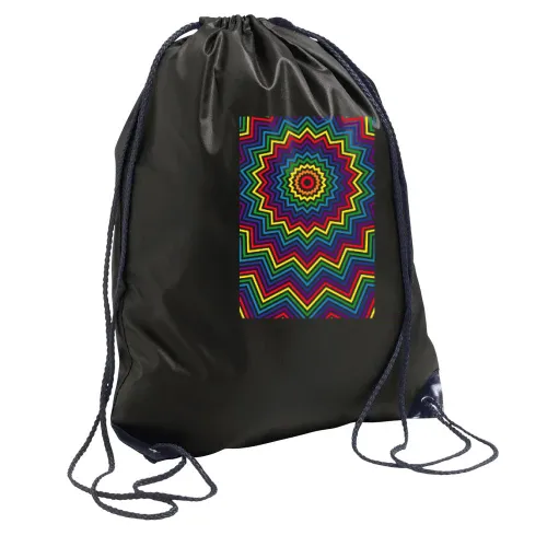 Regenbogen Sterne im Rechteck Rucksack