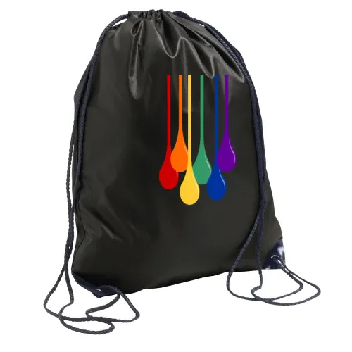 Regenbogen Tropfen Rucksack