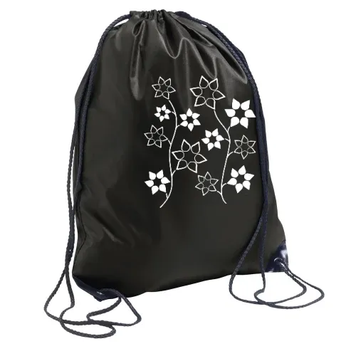 Retro Blumen Rucksack Sonstig. Turnbeutel