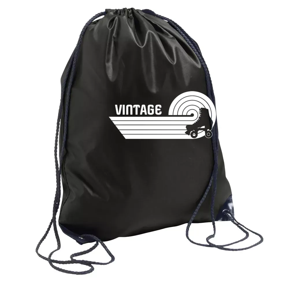  Sonstig. Rucksack mit Aufdruck 'Roller Skate Skaten Vintage Skater'
