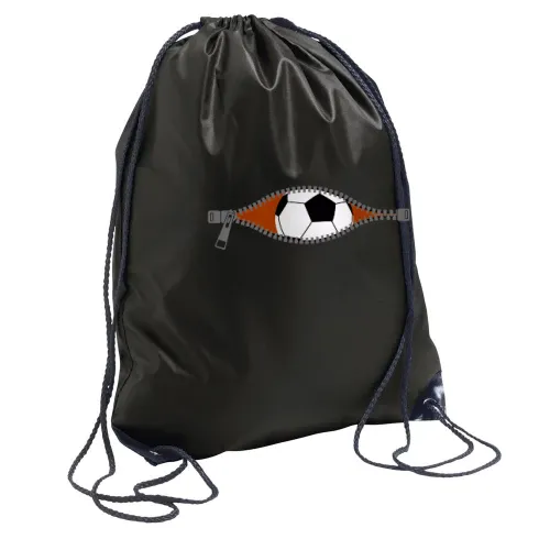 Schwanger Fußball Reißverschluss Rucksack