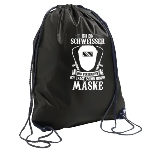 Schweißer tragen immer Maske - Schweißermaske Rucksack