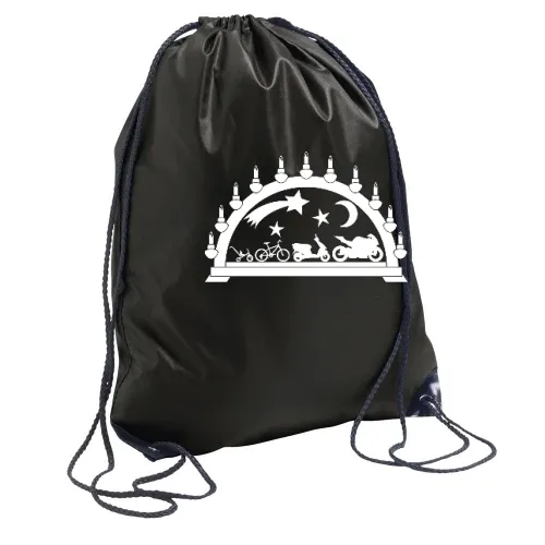 Schwibbogen Motorrad Evolution Rucksack