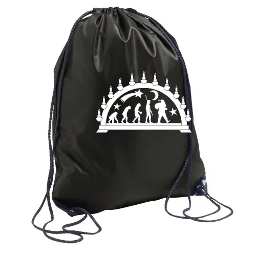 Schwibbogen Weihnachtsmann Evolution Rucksack Sonstig. Turnbeutel