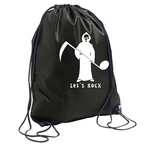 Sensenmann mit Musik Note Rucksack Sonstig. Turnbeutel