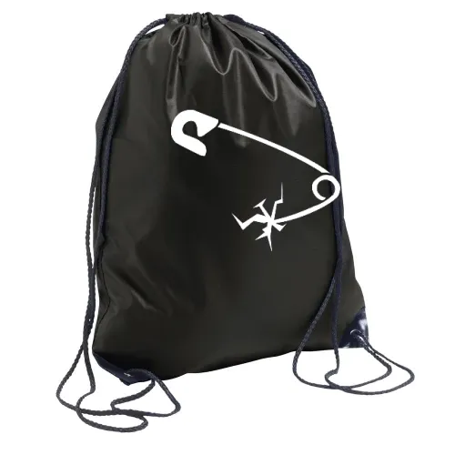 Sicherheitsnadel steckt in dir Sonstig. Rucksack