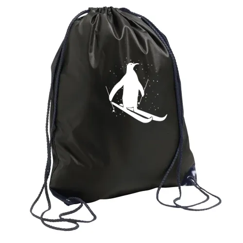 Skifahrer Pinguin Apres Ski Skiurlaub Skipiste Rucksack