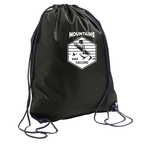 Snowboard Mountains are calling - Snowboarder Rucksack Sonstig. Turnbeutel