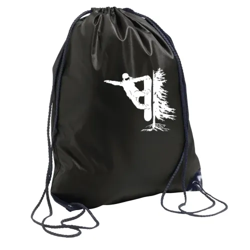 Snowboarder Off Piste Baum Snowboarden Boarder Sonstig. Rucksack Snowboarder Off Piste Baum Snowboarden Boarder Rucksack