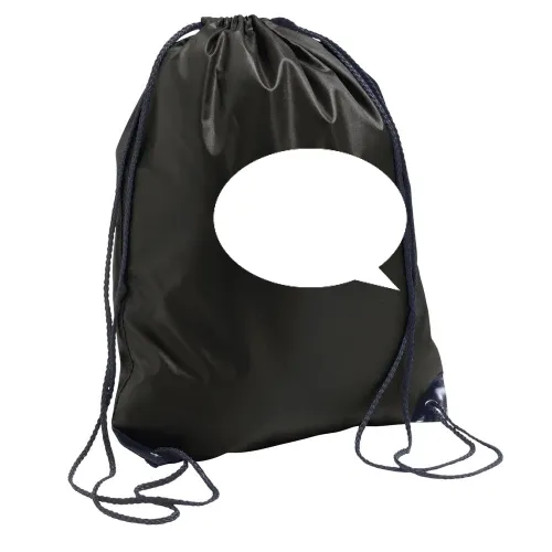 Sprechblase Rucksack