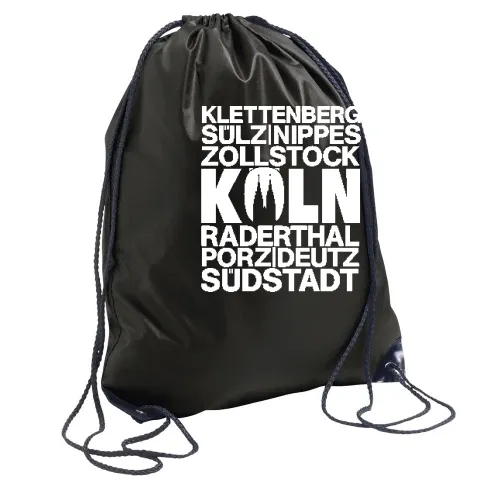 Stadtteile Köln 3.0 Rucksack Sonstig. Turnbeutel