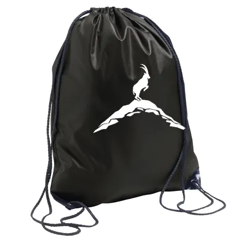 stehender Steinbock auf Bergspitze Sonstig. Rucksack