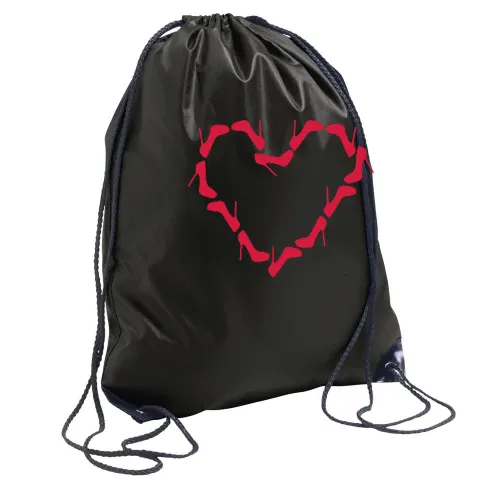 Stöckelschuhe Herz Rucksack Sonstig. Turnbeutel