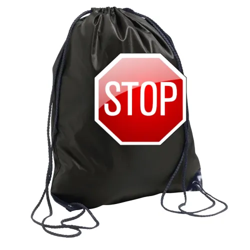 Stopschild Rucksack Sonstig. Turnbeutel