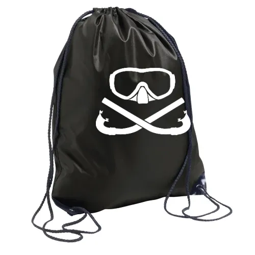 Taucherbrille mit gekreuzten Schnorchel Sonstig. Rucksack