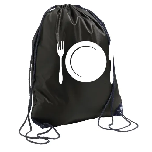 Teller mit Besteck Rucksack Sonstig. Turnbeutel