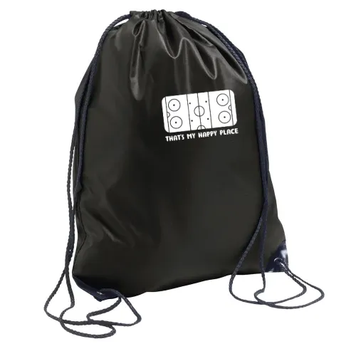 That s My Happy Place Eishockey Ice Hockey Spruch Rucksack Sonstig. Turnbeutel