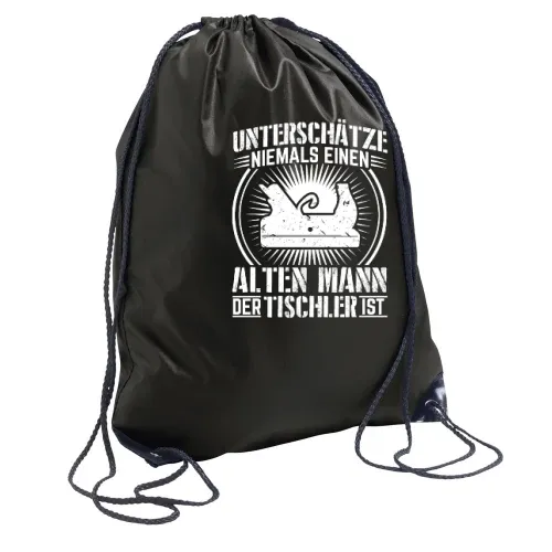 Tischler Mann Basteln Zimmermann Handwerker Hobel Rucksack Sonstig. Turnbeutel
