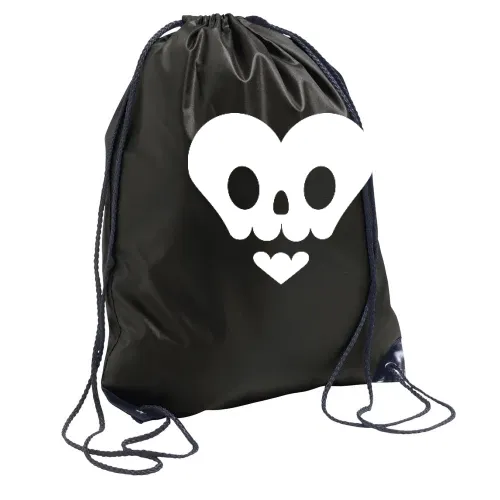 Totenschädel in Herzform Sonstig. Rucksack Totenschädel in Herzform Rucksack
