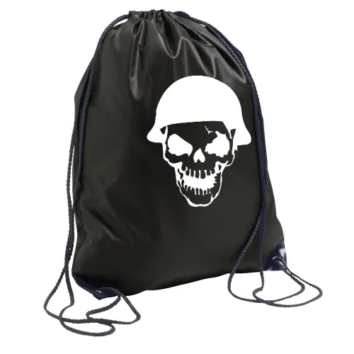 Totenschädel mit Chopperhelm Rucksack Sonstig. Turnbeutel