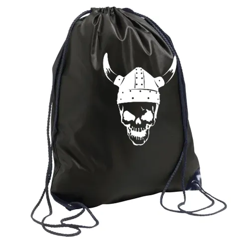 Totenschädel mit Wikingerhelm Sonstig. Rucksack