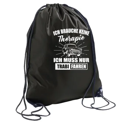 Trabi Therapie DDR Ostdeutschland Ossi Geschenk Rucksack Sonstig. Turnbeutel