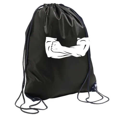 verschrenkter Arme mit Faust Rucksack