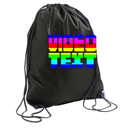 Video Text im Fernsehen in Farbe Rucksack