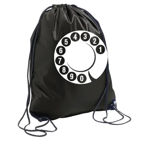 Wählscheibe von alten Telefon Sonstig. Rucksack