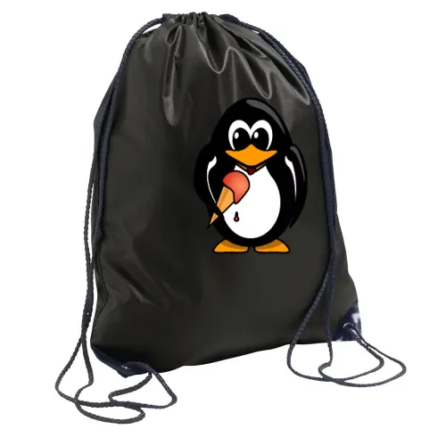 Waffeleis Pinguin  Rucksack Sonstig. Turnbeutel