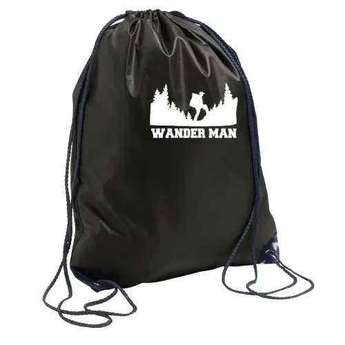 Wandern Wander Man Hiking Wanderer Herren Geschenk Rucksack Sonstig. Turnbeutel