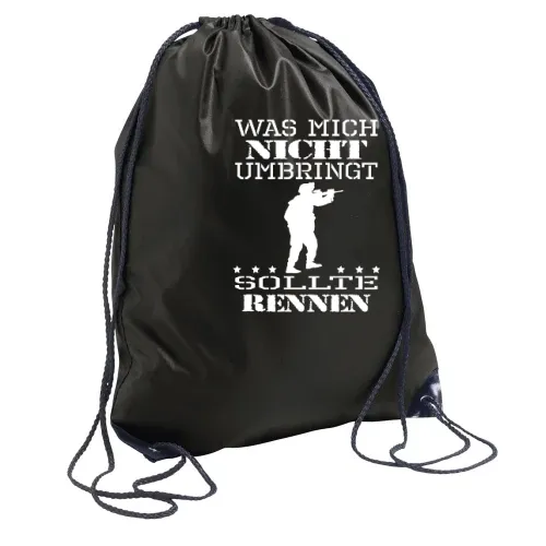 Was Mich Nicht Umbringt Sollte Rennen Soldaten Rucksack Sonstig. Turnbeutel