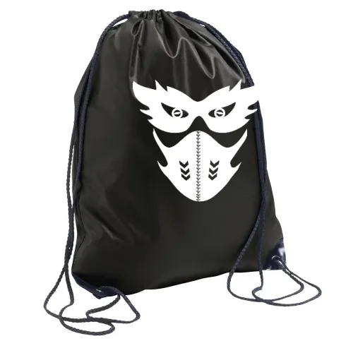 Wave Gotik Maske und Mundschutz Rucksack