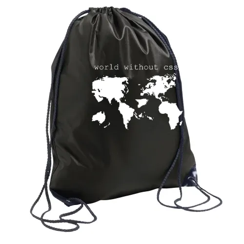 Welt ohne CSS Rucksack