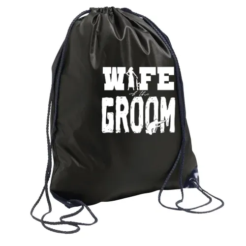 WIFE OF THE GROOM T-Shirt Geschenkidee Rucksack Sonstig. Turnbeutel