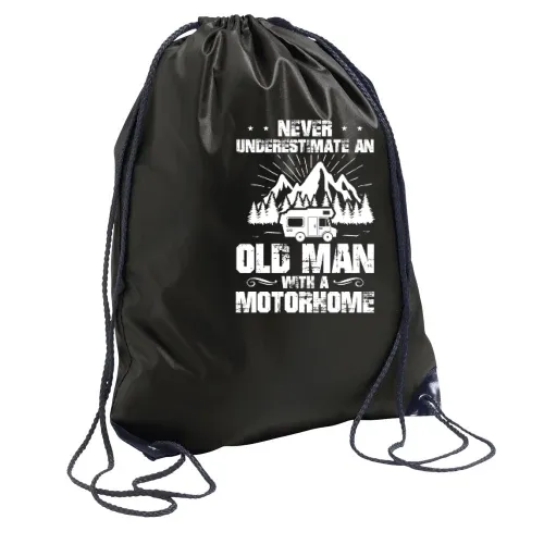 Wohnmobil Camping Old Man Motorhome Camper Womo Rucksack Sonstig. Turnbeutel