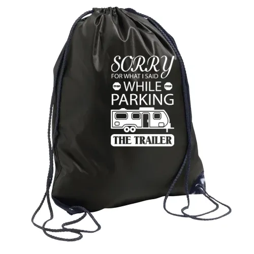 Wohnwagen Parken - Camping Choleriker Spruch Rucksack Sonstig. Turnbeutel