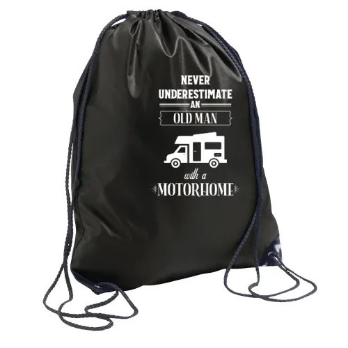 WOMO Wohnmobil Camper Camping Rentner Alter Mann Sonstig. Rucksack