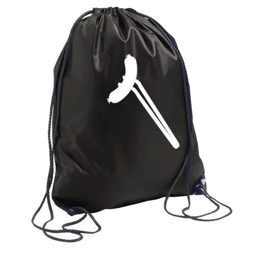 Wurst auf Grillzange Rucksack Sonstig. Turnbeutel
