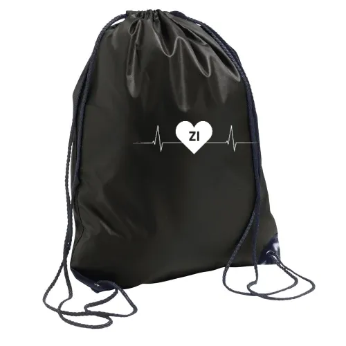 Zittau ZI Nummernschild Herzschlag Rucksack Sonstig. Turnbeutel