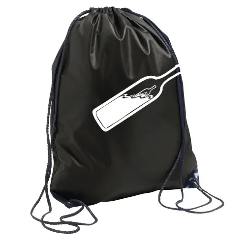Zwei Flaschepost in Flasche Rucksack