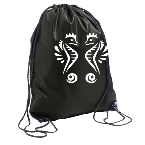 Zwei Seepferdchen Rucksack Sonstig. Turnbeutel