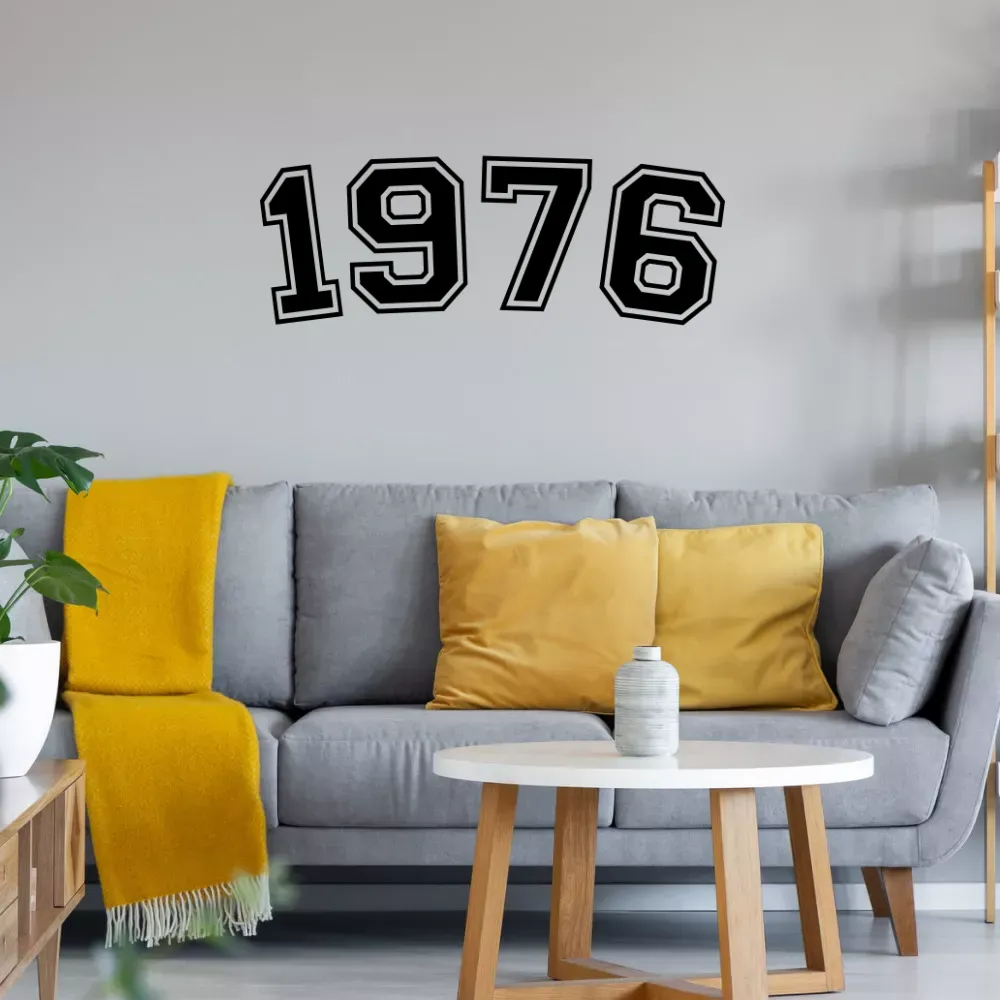 1976 40. Geburtstag Wandtattoo Sonstig. Wandtattoo